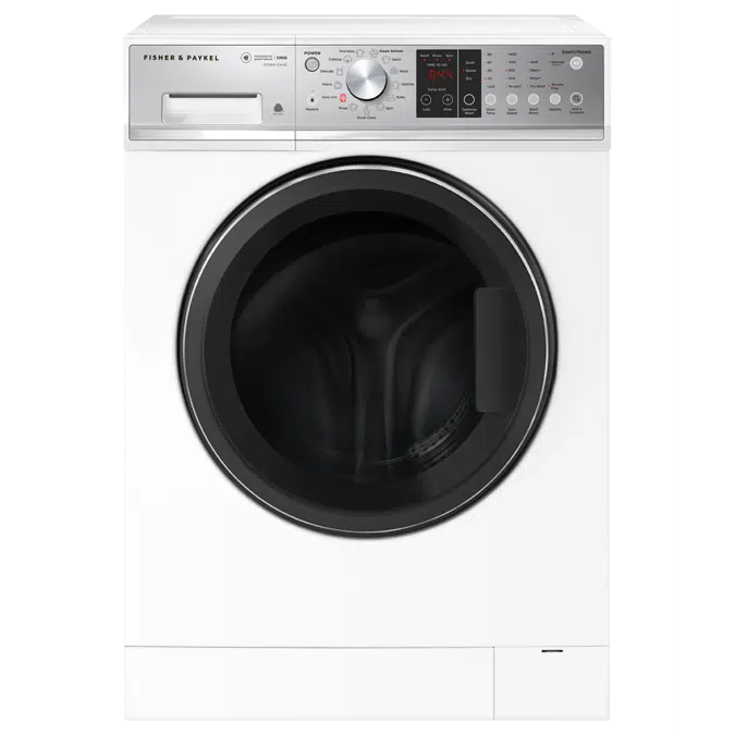 10kg Series 7 Front Loader Washer, Steam Care