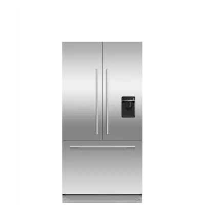 90cm Series 7 Integrated French Door Refrigerator Freezer, Ice & Water-RS90AU1 için görüntü