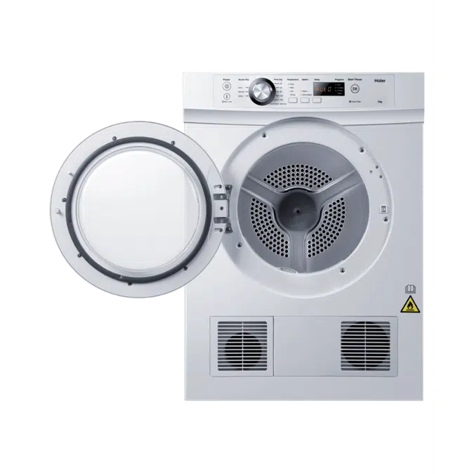BIM objects - Free download! archived_Sensor Vented Dryer, 5kg ...