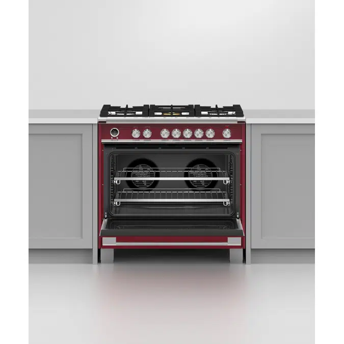 36" Series 9 Classic 5 Burner Dual Fuel Self-Cleaning Range