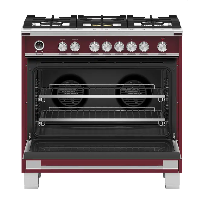 36" Series 9 Classic 5 Burner Dual Fuel Self-Cleaning Range