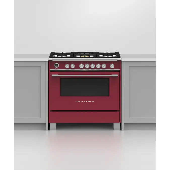 36" Series 9 Classic 5 Burner Dual Fuel Self-Cleaning Range