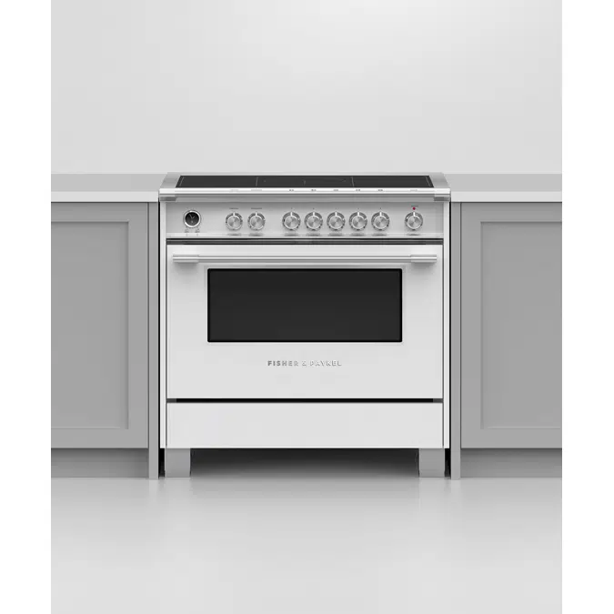 36" Series 9 Classic 5 Zone Induction Self-Cleaning Range, 2 SmartZones