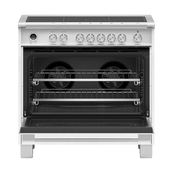 36" Series 9 Classic 5 Zone Induction Self-Cleaning Range, 2 SmartZones