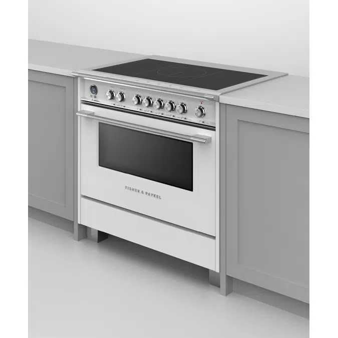 36" Series 9 Classic 5 Zone Induction Self-Cleaning Range, 2 SmartZones