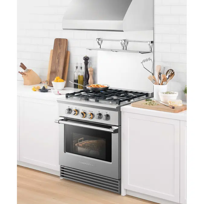 30" Series 9 Professional 4 Burner Dual Fuel Range, LPG