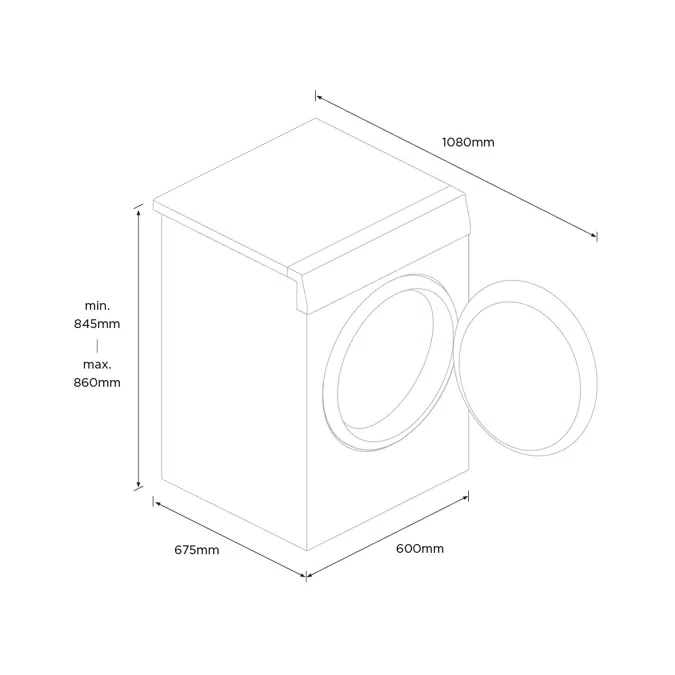 11kg Series 9 Front Loader Washer, ActiveIntelligence™, Steam Care