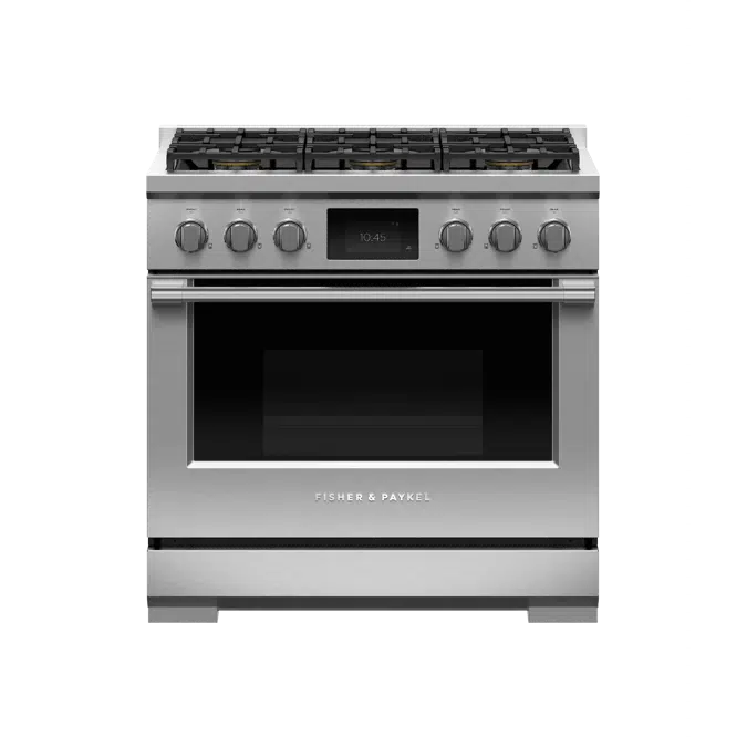 Dual Fuel Range, 36", 6 Burners, Self-cleaning - RDV3-366-N