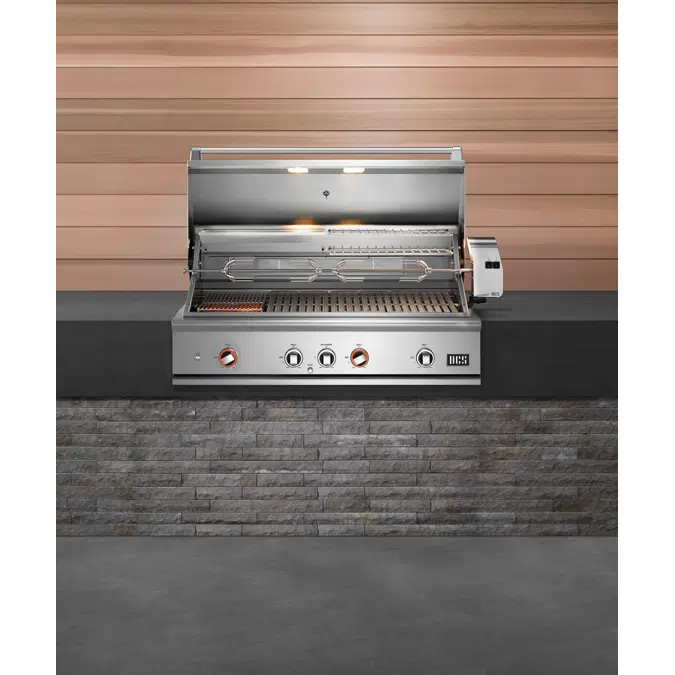 48" Series 9 Grill, Rotisserie and Charcoal, LPG