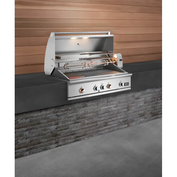 48" Series 9 Grill, Rotisserie and Charcoal, LPG