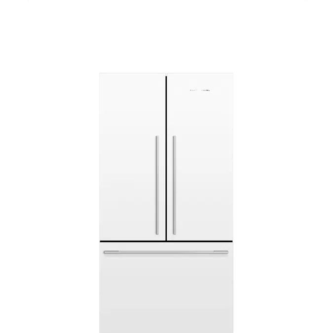 BIM objects Free download! Freestanding French Door Refrigerator