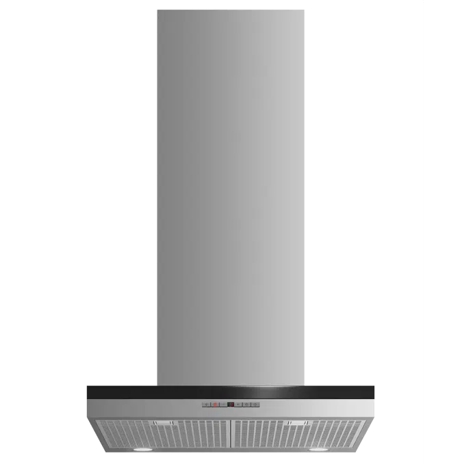 24" Series 7 Box Chimney Wall Range Hood