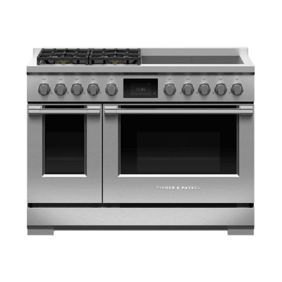 Image for Dual Fuel Range, 48", 4 Burners, 4 Induction Zones, Self-cleaning