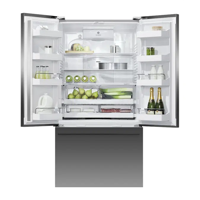 614L Series 7 French Door Refrigerator Freezer, Ice & Water