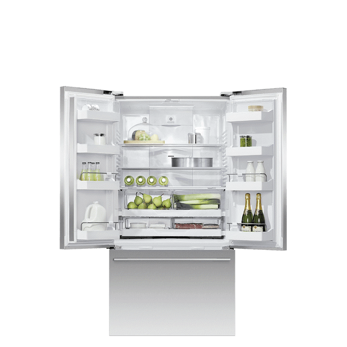 Freestanding French Door Refrigerator Freezer, 36", 20.1 cu ft