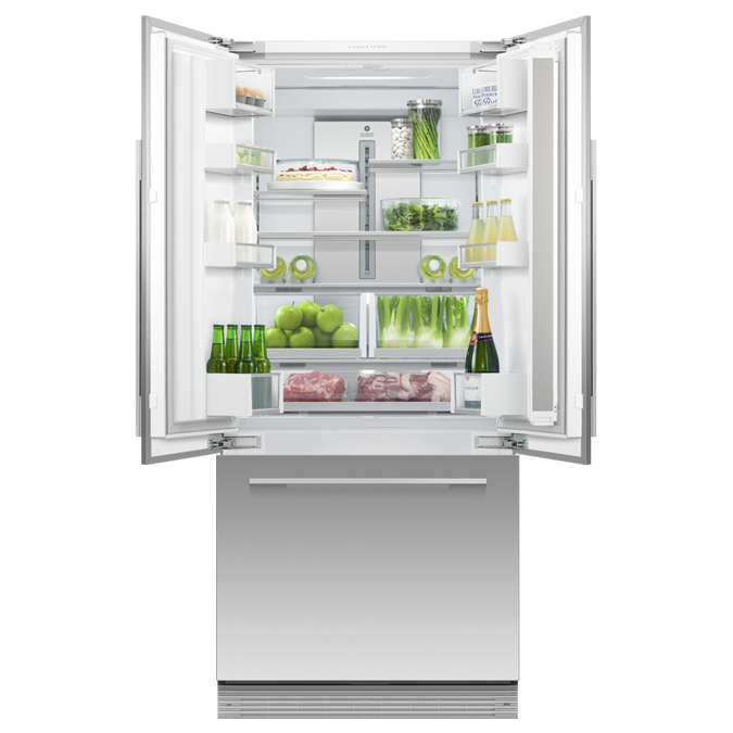 BIM objects Free download! Integrated French Door Refrigerator