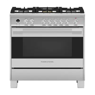Image for 36" Series 9 Contemporary 5 Burner Dual Fuel Self-Cleaning Range