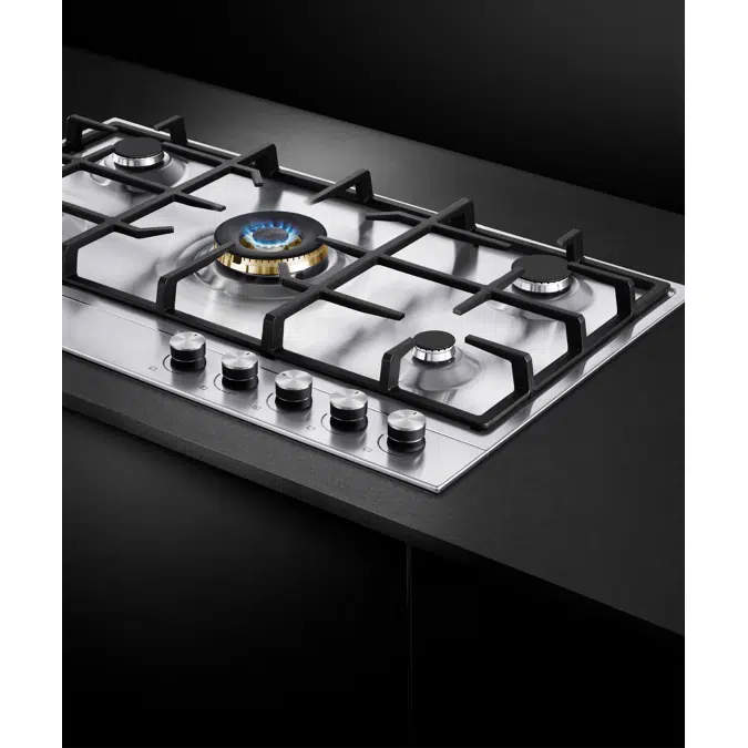 90cm Series 7 5 Burner Gas Cooktop, LPG