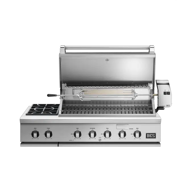 48" Series 7 Grill, Rotisserie and Integrated Side Burners, LPG