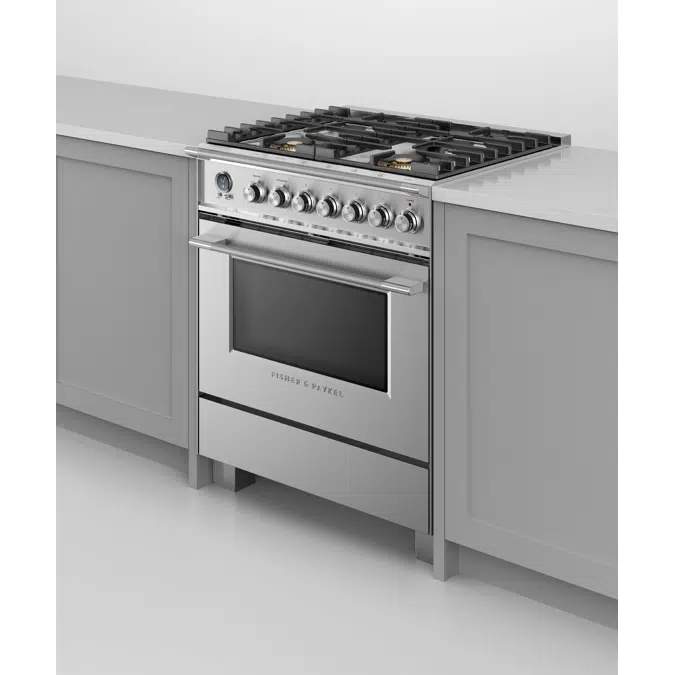 30" Series 9 Classic 4 Burner Dual Fuel Self-Cleaning Range