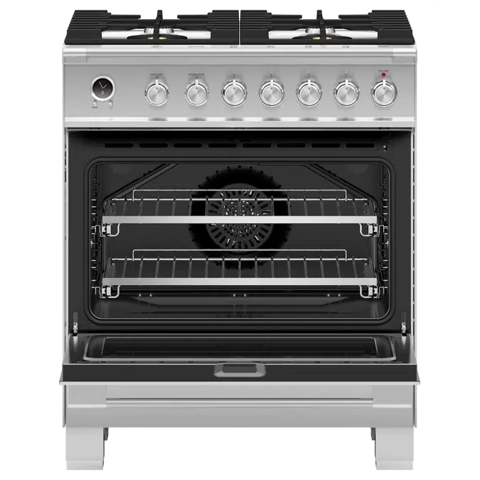 30" Series 9 Classic 4 Burner Dual Fuel Self-Cleaning Range