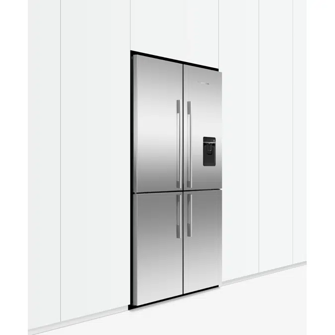 18.9 cu ft Series 7 Quad Door Refrigerator Freezer, Ice & Water