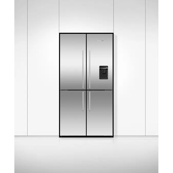 18.9 cu ft Series 7 Quad Door Refrigerator Freezer, Ice & Water