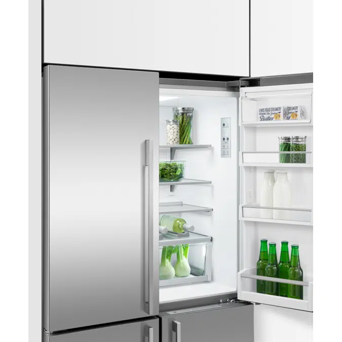 18.9 cu ft Series 7 Quad Door Refrigerator Freezer, Ice & Water