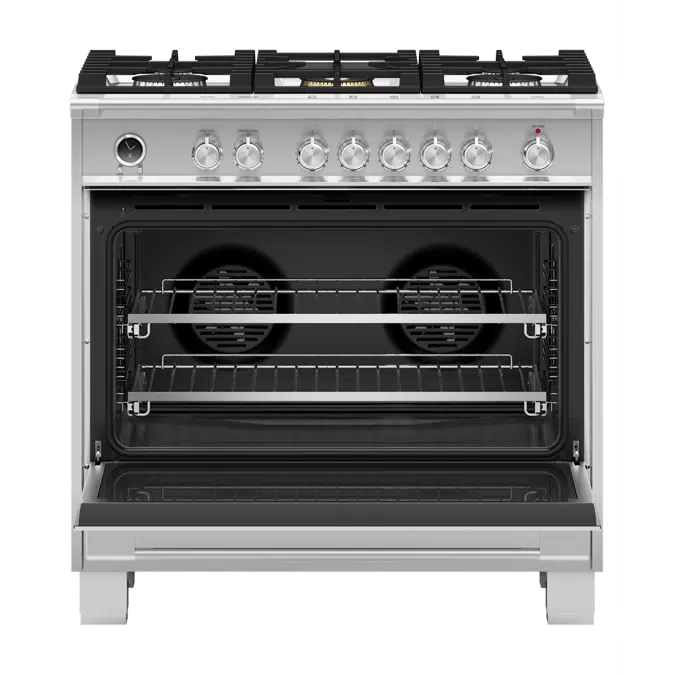 36" Series 9 Classic 5 Burner Dual Fuel Self-Cleaning Range