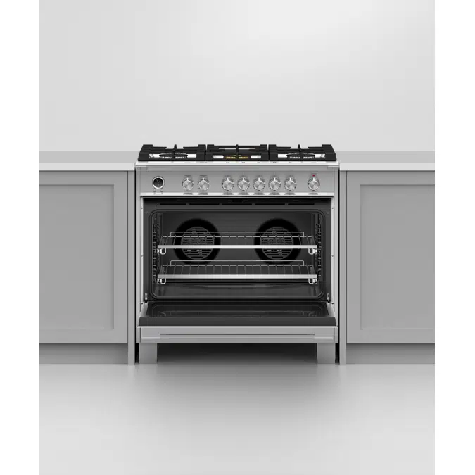 36" Series 9 Classic 5 Burner Dual Fuel Self-Cleaning Range