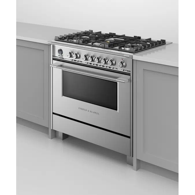 36" Series 9 Classic 5 Burner Dual Fuel Self-Cleaning Range