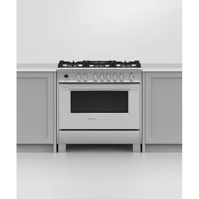 36" Series 9 Classic 5 Burner Dual Fuel Self-Cleaning Range