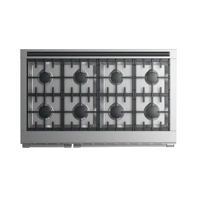 48" Series 9 Professional 8 Burner Dual Fuel Range, LPG