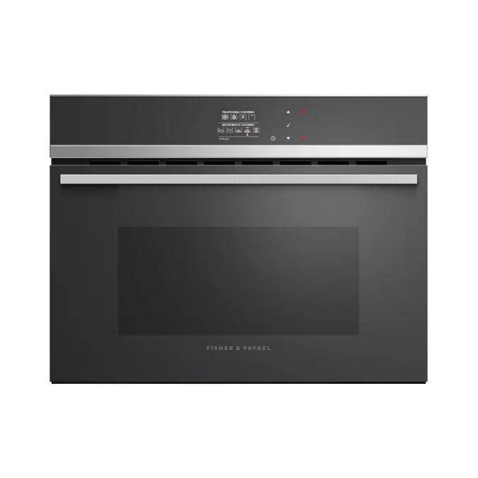 60cm Series 9 Contemporary Built-In Combination Microwave Oven-OM60NDB1