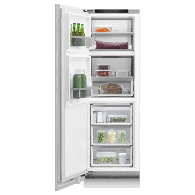 24" Series 9 Integrated Triple Zone Freezer, Ice