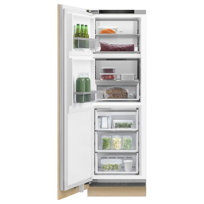 24" Series 9 Integrated Triple Zone Freezer, Ice
