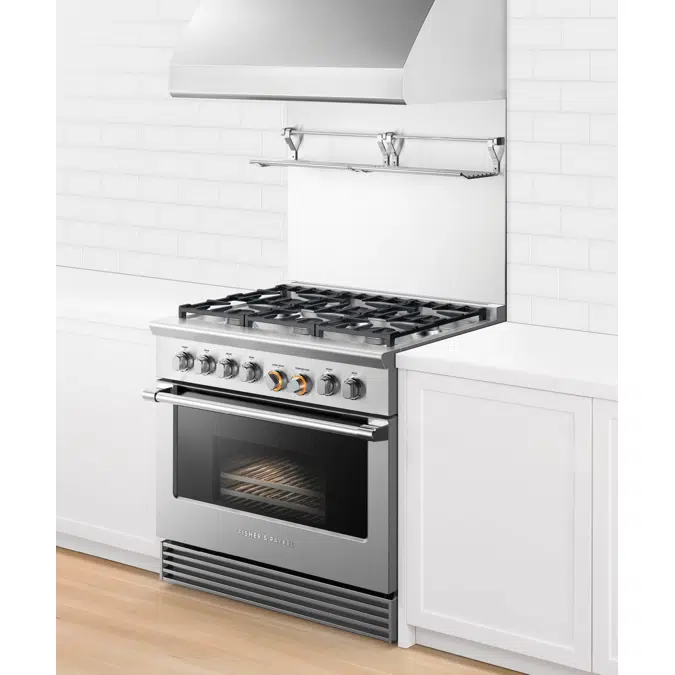 36" Series 9 Professional 6 Burner Dual Fuel Range, Natural Gas