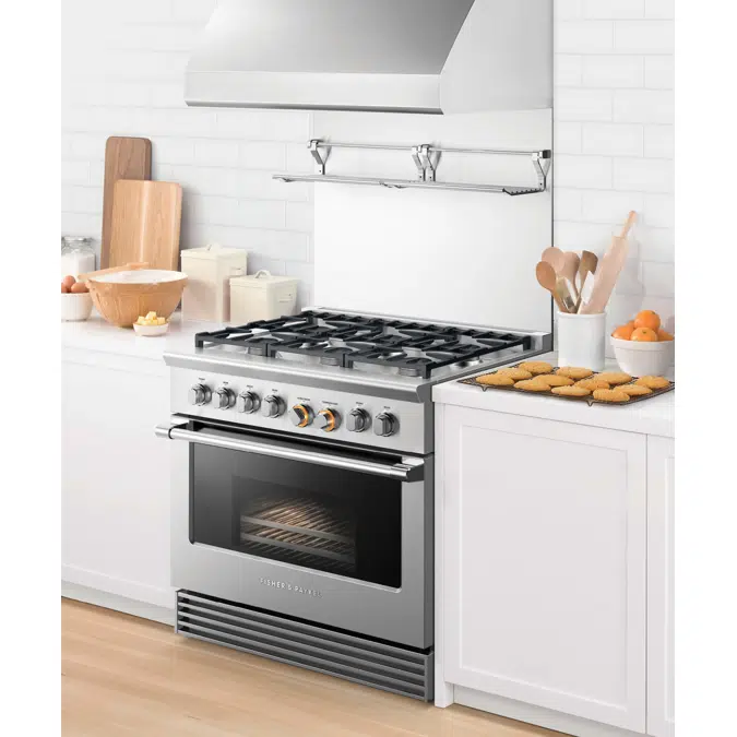 36" Series 9 Professional 6 Burner Dual Fuel Range, Natural Gas