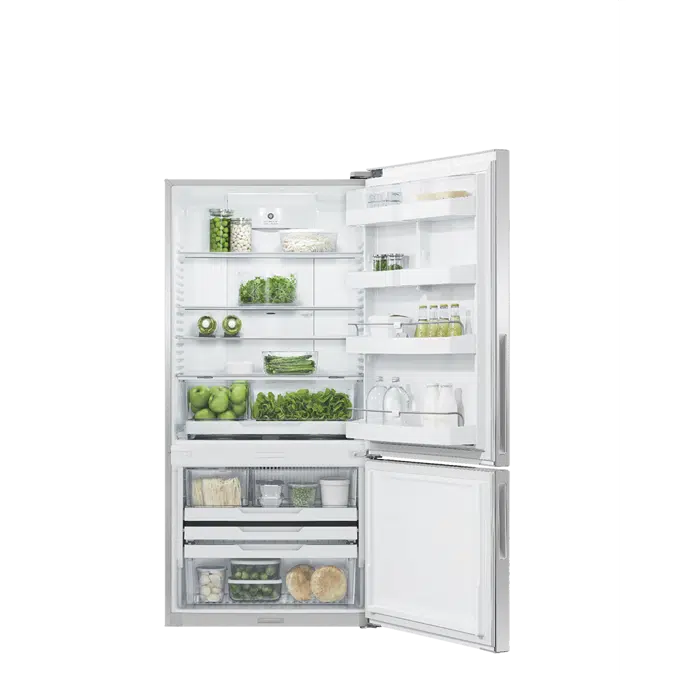 BIM objects Free download! Freestanding Refrigerator Freezer, 32", 17