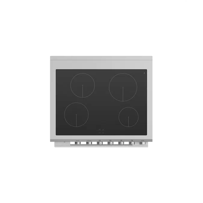 BIM objects Free download! 30" Series 9 Contemporary 4 Zone Induction