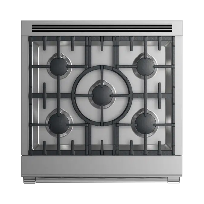 30" Series 9 Professional 5 Burner Dual Fuel Range, Natural Gas