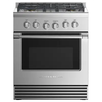Image for 30" Series 9 Professional 4 Burner Duel Fuel Range, Natural Gas
