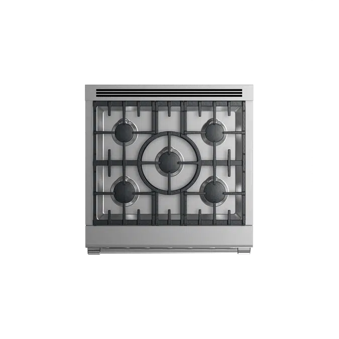 30" Series 9 Professional 5 Burner Dual Fuel Range, LPG-RDV2-305-L_N
