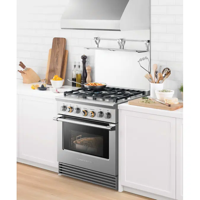 30" Series 9 Professional 5 Burner Dual Fuel Range, LPG