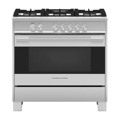 Image for 36" Series 7 Contemporary 5 Burner Gas Range, Natural Gas