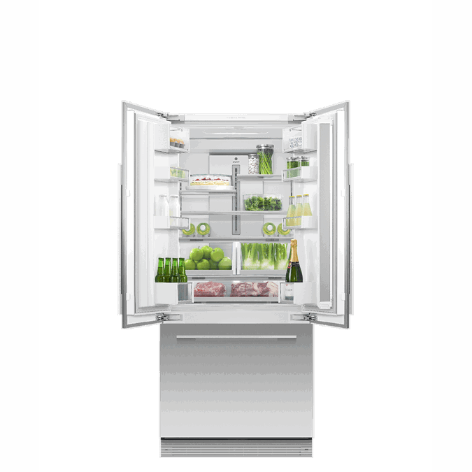 BIM objects Free download! Integrated French Door Refrigerator