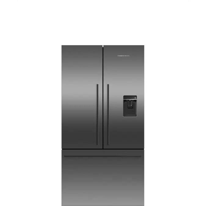 Objetos BIM ¡Descarga gratis! Freestanding French Door Refrigerator