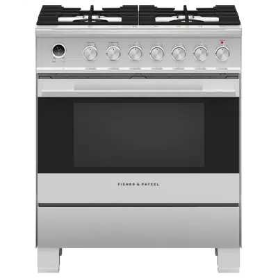 Image for 30" Series 9 Contemporary 4 Burner Dual Fuel Self-Cleaning Range