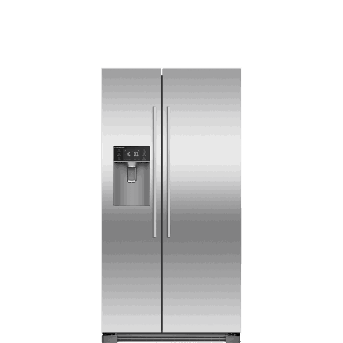 BIM objects Free download! Freestanding Side by Side Refrigerator