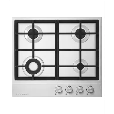 Image for 60cm Series 7 4 Burner Gas Cooktop, Town Gas